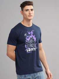 ADRO Men Typography Printed Pockets T-shirt