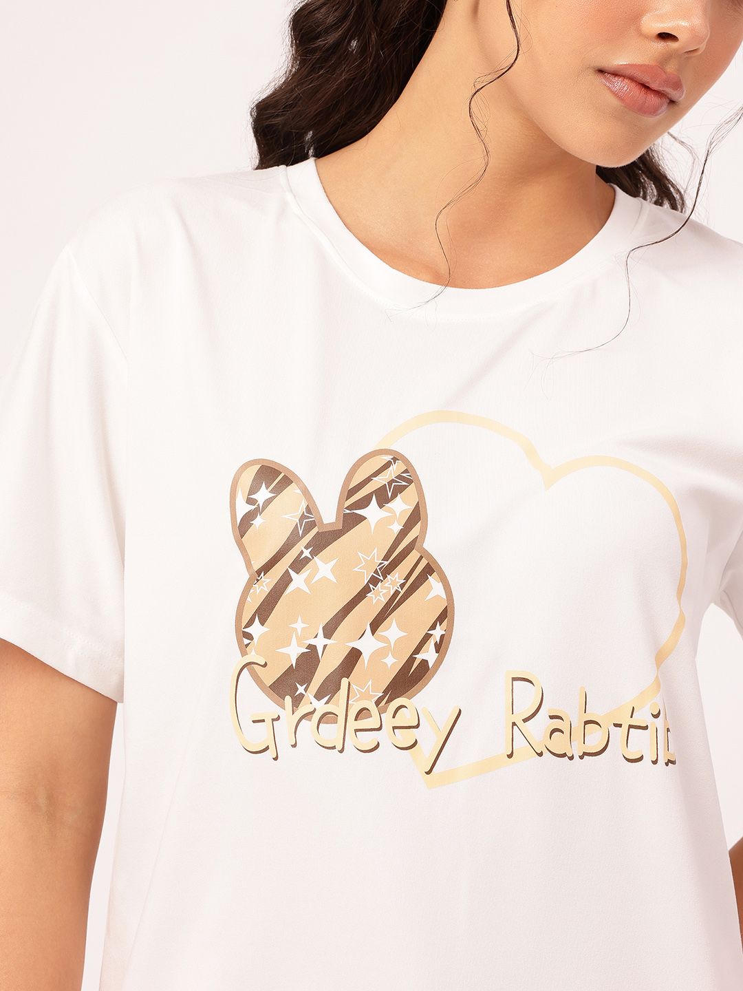 DressBerry Hoppy Hour Drop-Shoulder Sleeve Tee