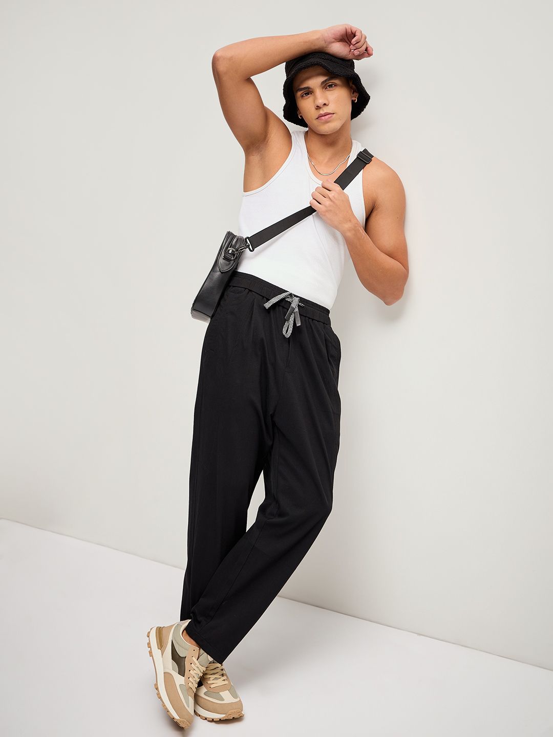 THE BEAR HOUSE Men Regular Fit Casual Trouser