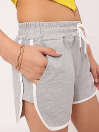 DressBerry Women Resort Ready Taping-Detail Shorts