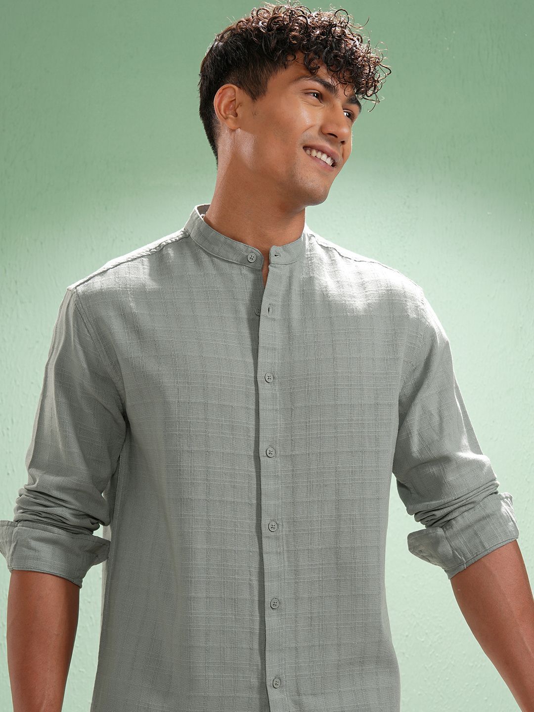HIGHLANDER Men Comfort Opaque Casual Shirt