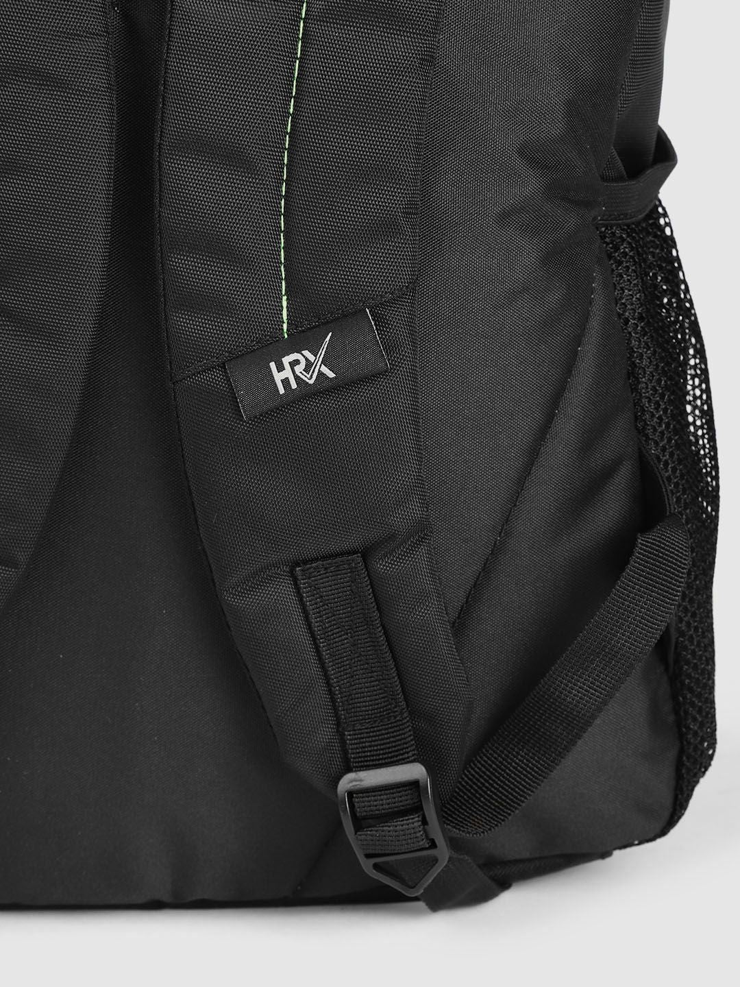 HRX by Hrithik Roshan Unisex Black Solid Lifestyle Backpack 23L