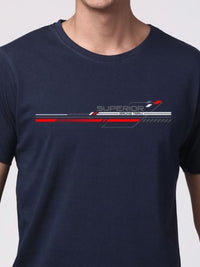 ADRO Men Graphic Printed Round Neck Cotton T-shirt