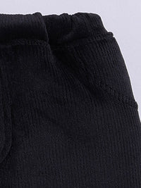 Moms Love Infant Boys Ribbed Velvet-Finish Pure Cotton Sweatshirt With Joggers