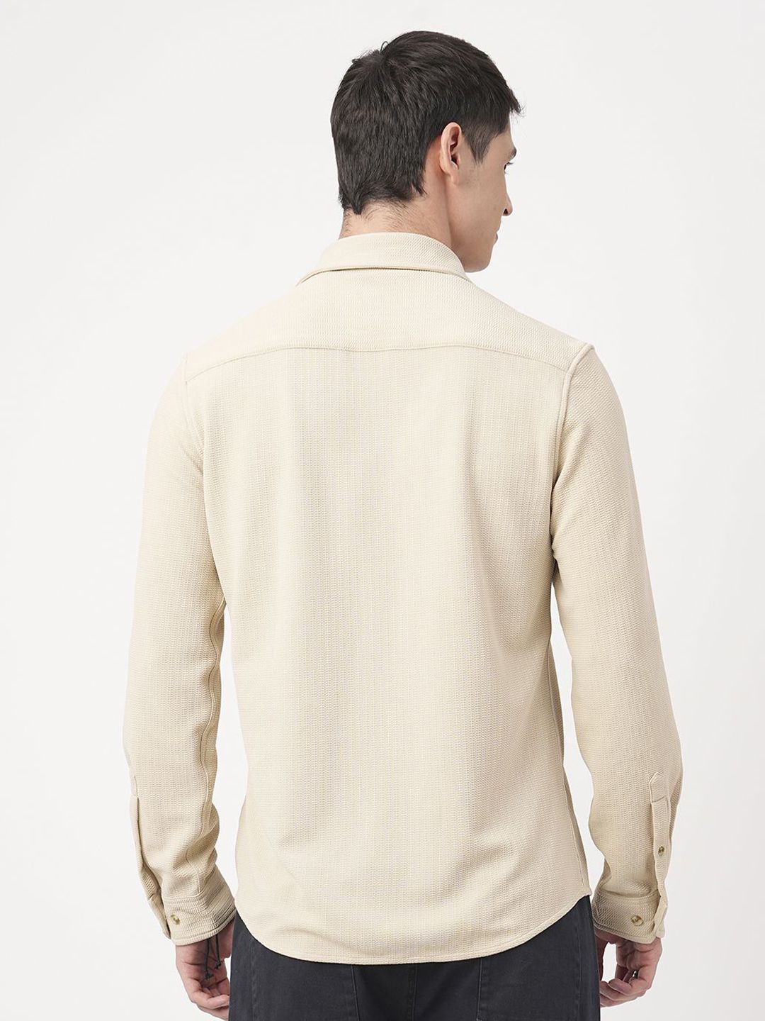 VASTRADO Men Classic Slim Fit Opaque Casual Shirt