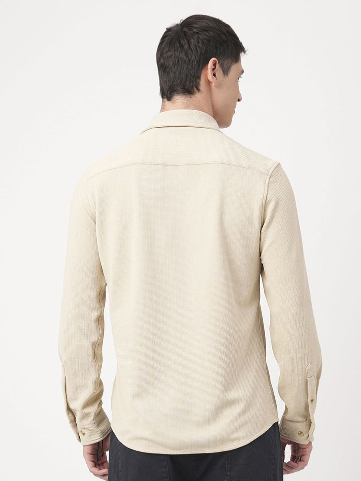 VASTRADO Men Classic Slim Fit Opaque Casual Shirt