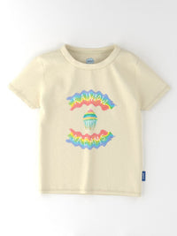 Nauti Nati Girls Pack Of 2 Graphic Printed Cotton T-shirt