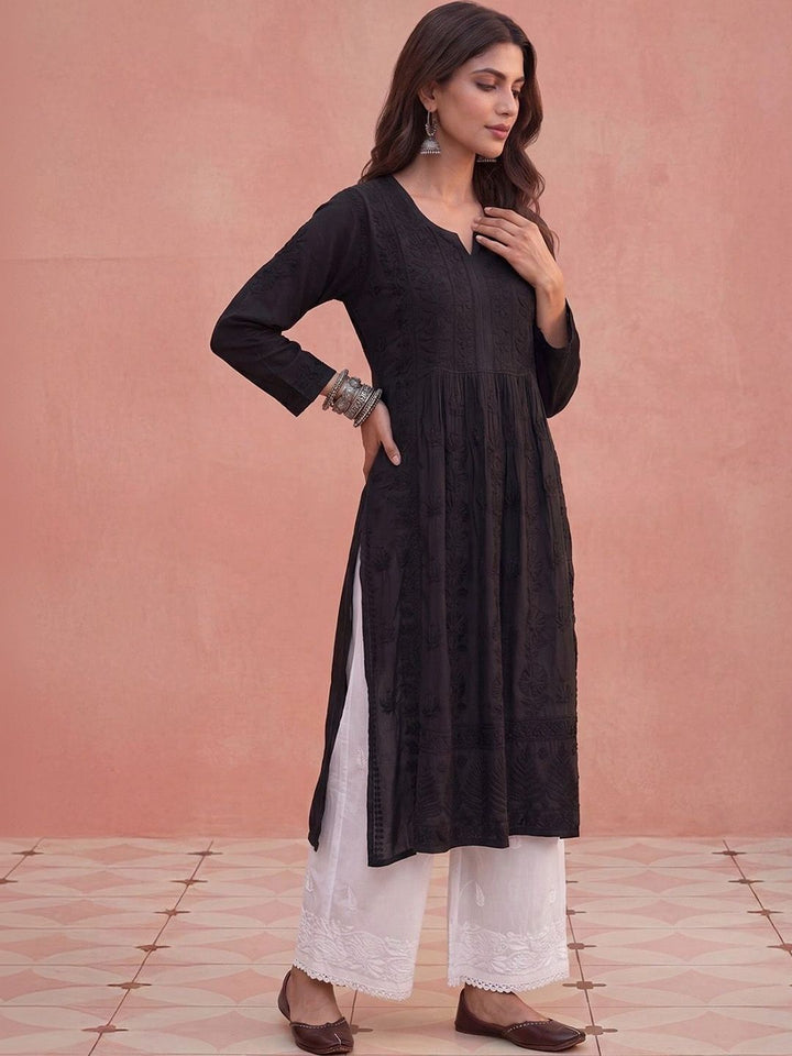 House of Chikankari Women Ethnic Motifs Embroidered Chikankari Kurta