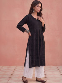 House of Chikankari Women Ethnic Motifs Embroidered Chikankari Kurta