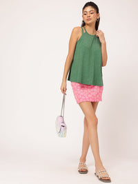 DressBerry Gypsy Glam Shoulder Straps Relaxed A-Line Top
