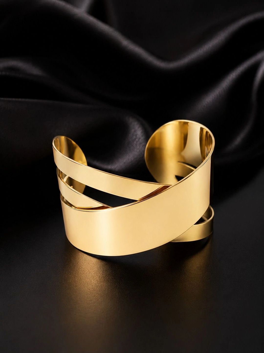 VOGUE PANASH Gold-Plated Cuff Bracelet