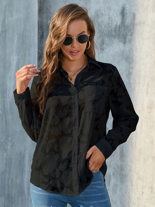 all about you Women Sheer Casual Shirt