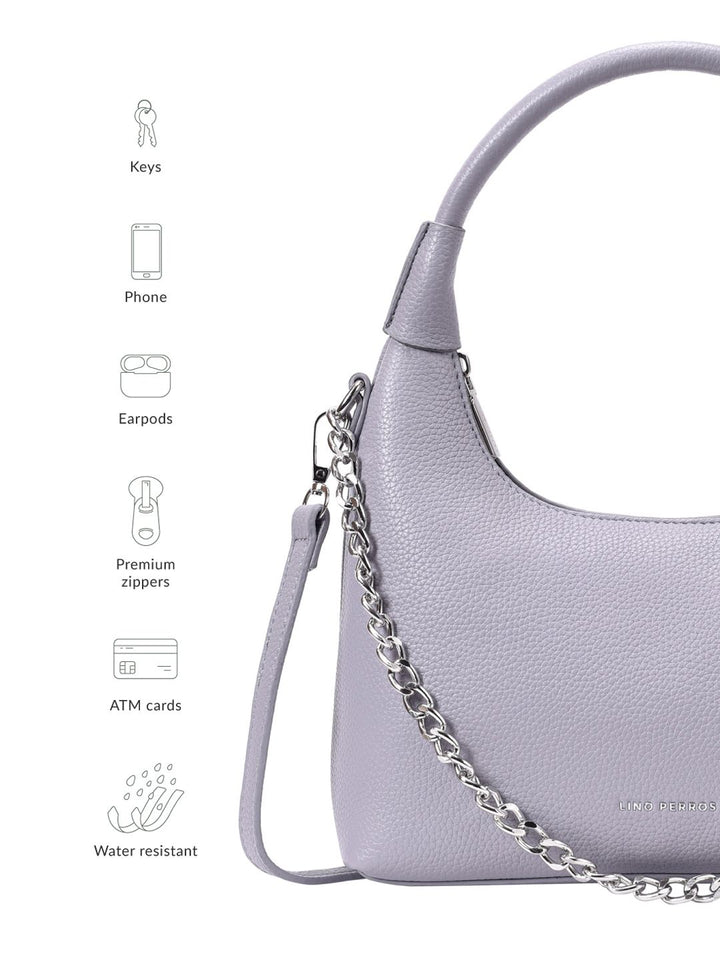 Lino Perros Textured Structured Handheld Bag