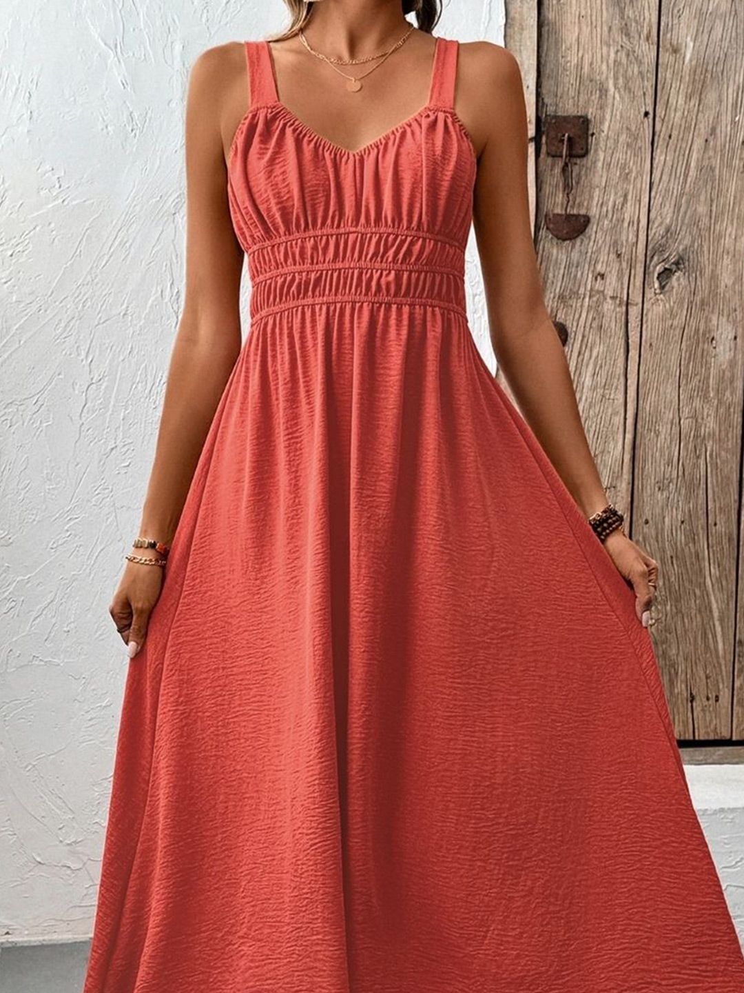 all about you Women Solid A-Line Maxi Dress