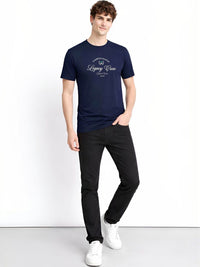 ADRO Men Typography Printed T-shirt