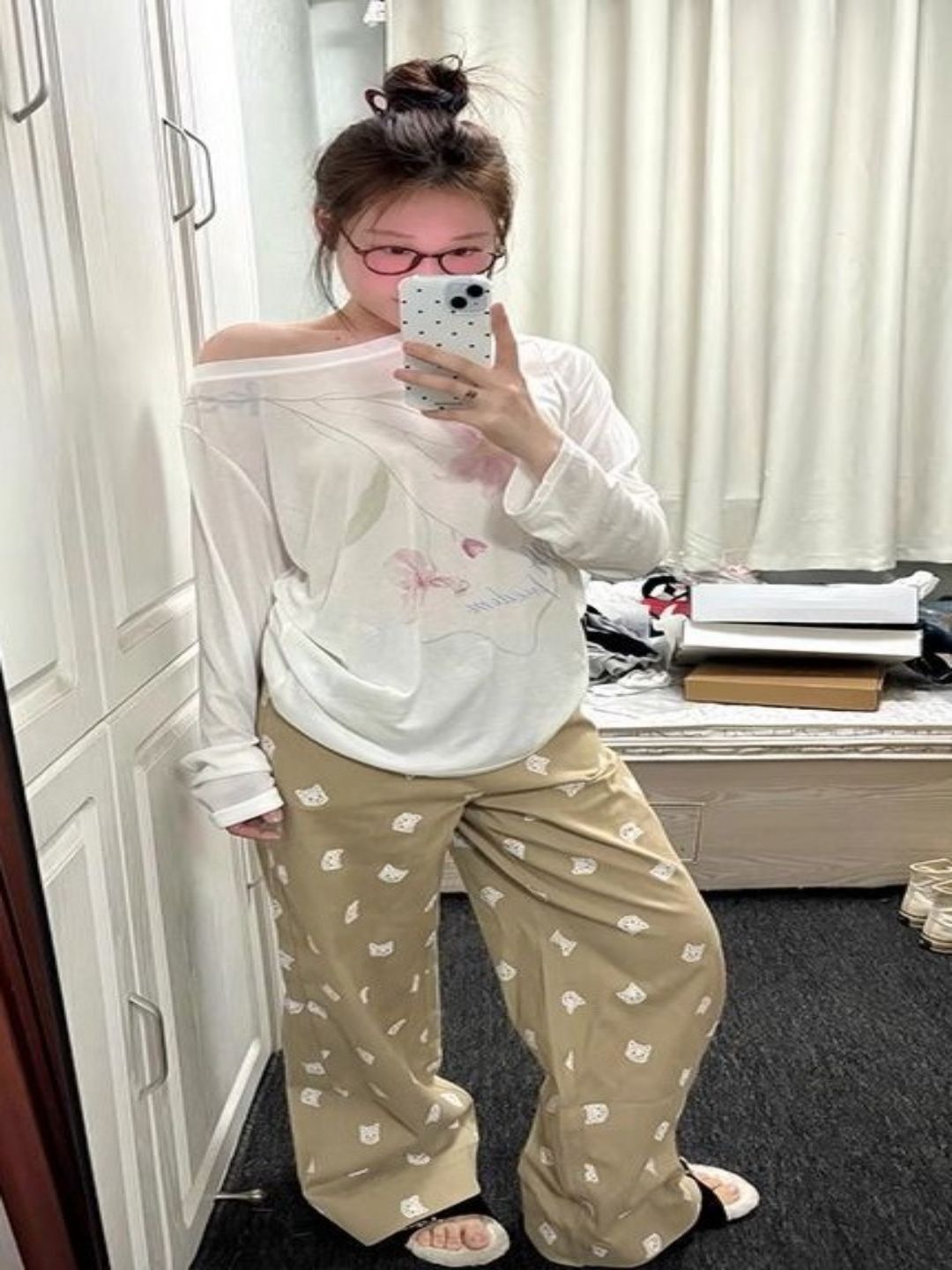 DressBerry Floral Printed Round Neck Long Sleeves T-Shirt