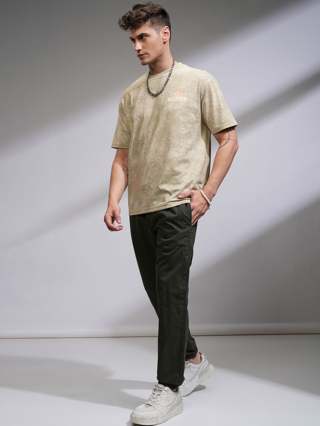 Highlander Men Jogger Elasticated Pepejal