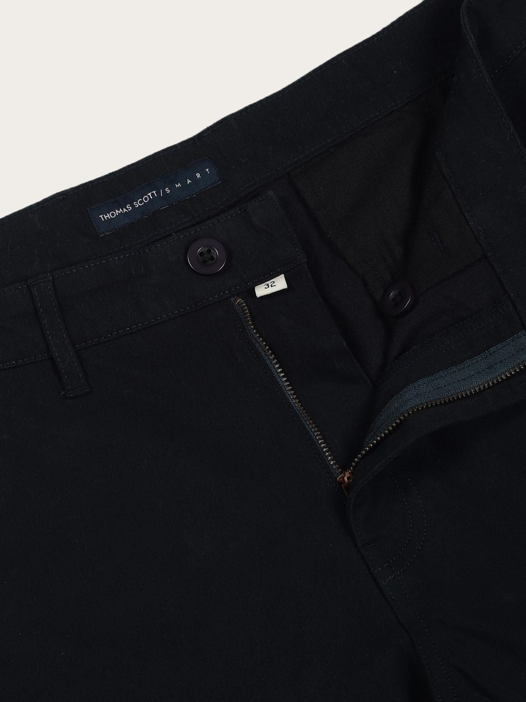 Thomas Scott Men Smart Easy Wash Cargos Trousers