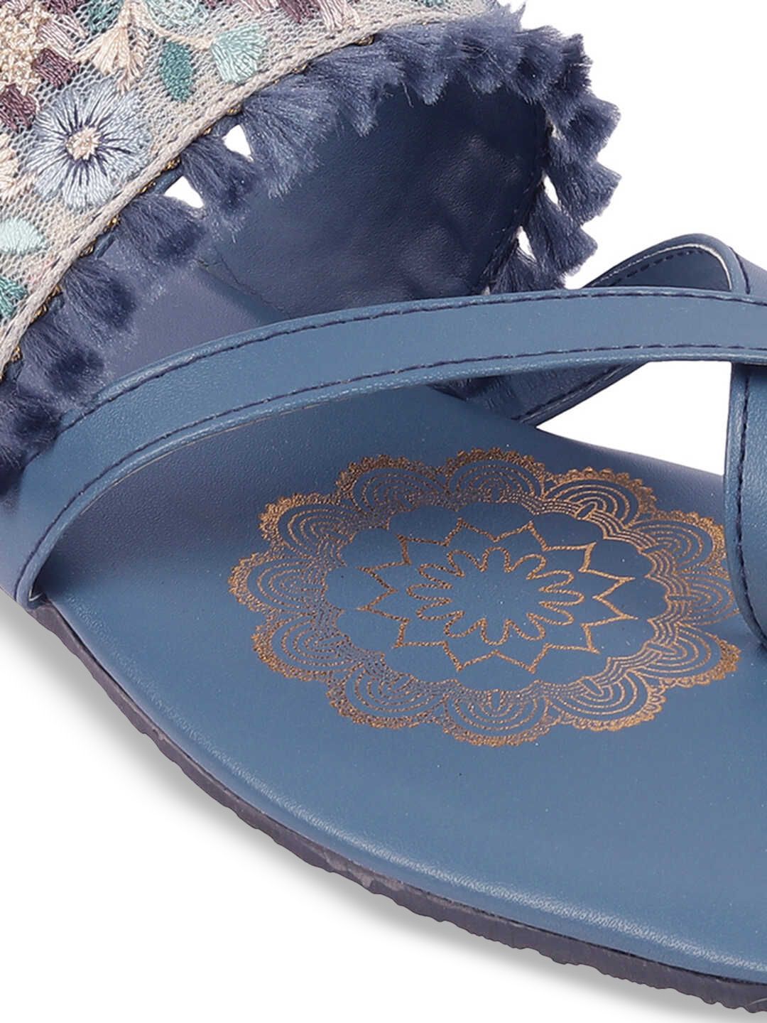 Metro Women Printed One Toe Flats