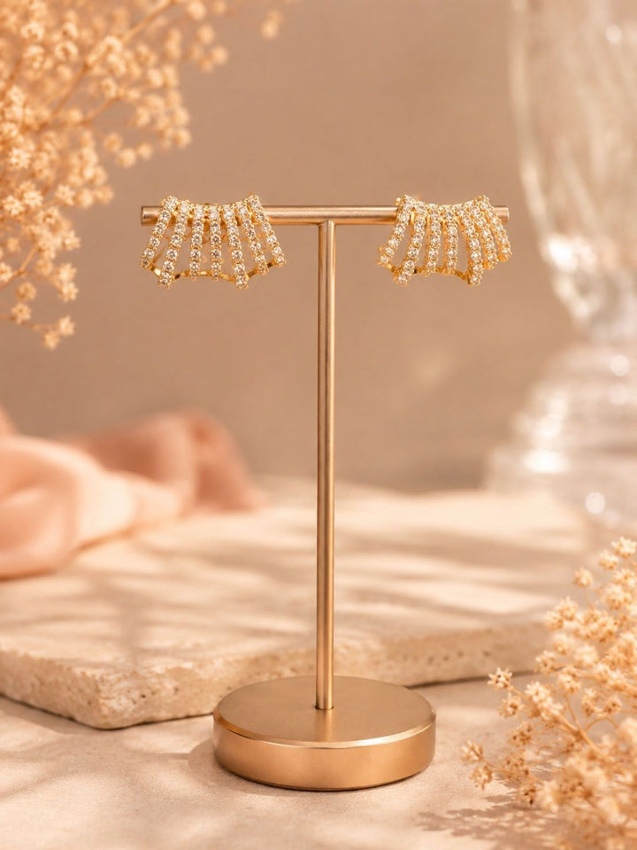 VOGUE PANASH Geometric Studs Earrings