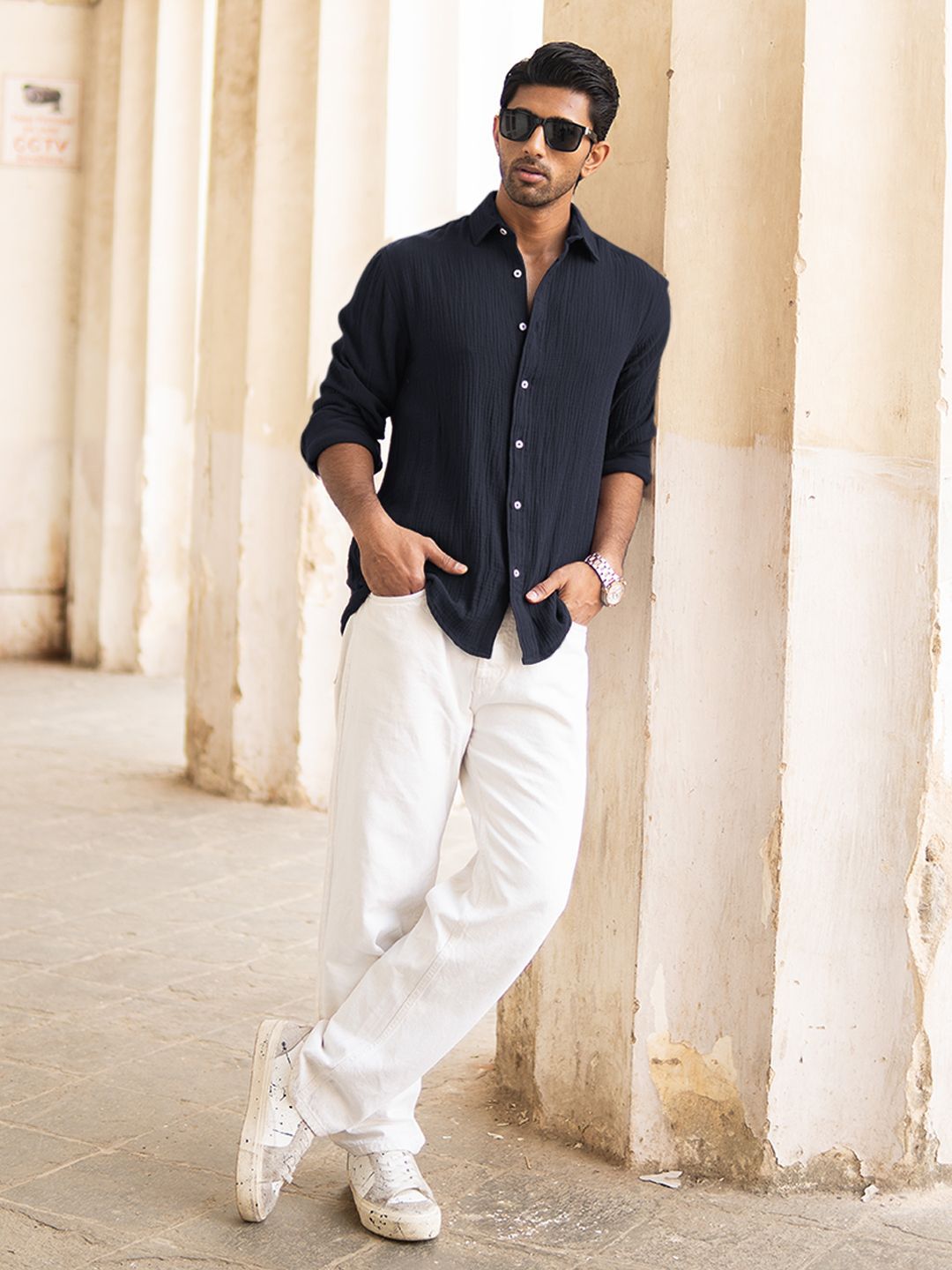 Powerlook Men Opaque Casual Shirt