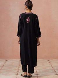 Rumah Wanita Chikankari Sulam Kurta Chikankari