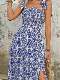 all about you Women Ethnic Motifs Printed Fit & Flare Maxi Dress