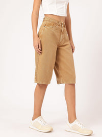 DressBerry Women Carefree Cuts Skater Fit Denim Shorts