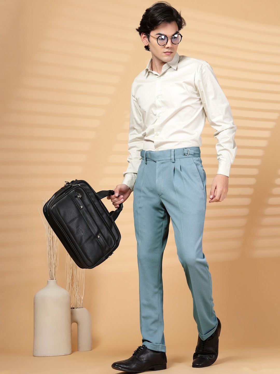 Seluar Formal Formal Lycra Kelabu KLOTTHE Lelaki