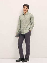 THE BEAR HOUSE Men Tailored Fit Opaque Printed Formal Shirt