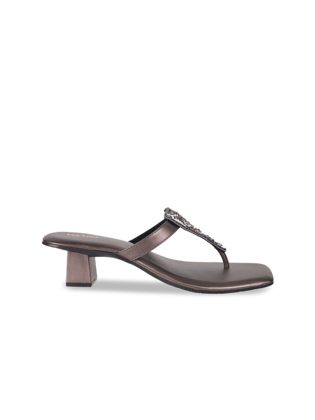 Metro Women Open Back Block Sandals
