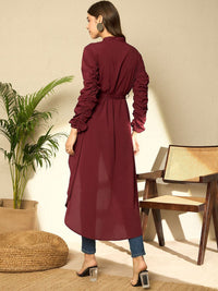 Berrylush Bishop Sleeves High-Low Longline Top