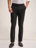 THE BEAR HOUSE Men Slim Fit Chinos Formal Trousers