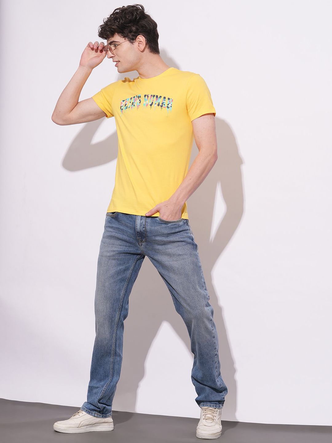 Being Human Men Classic Light Fade Stretchable Jeans
