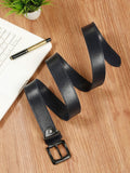 Teakwood Leathers Men Textured Leather Belt