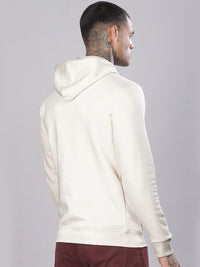 ADRO Men Cotton Printed Hooded Pullover Sweatshirt