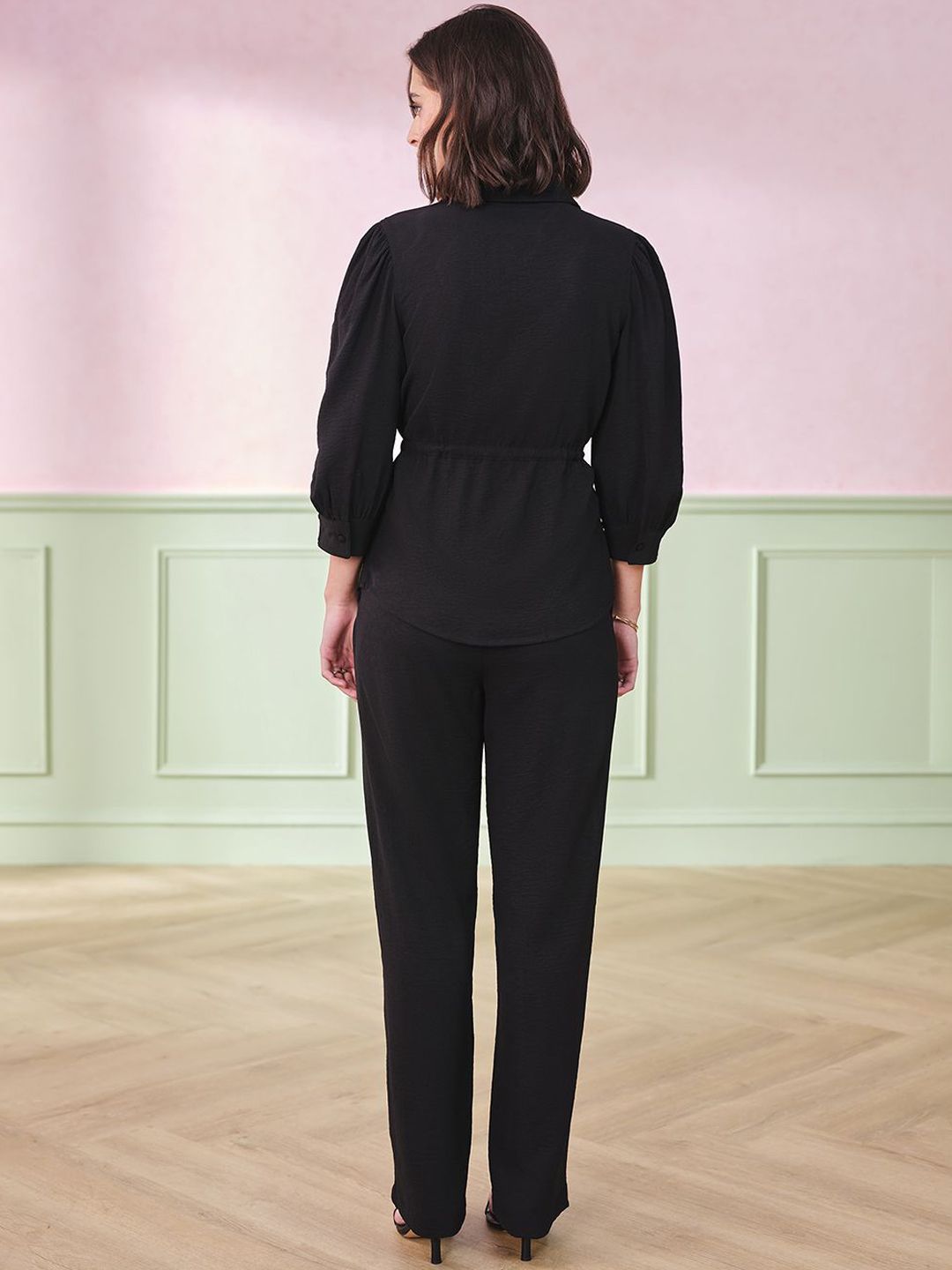 AND Shirt Collar Top With Trousers Co-Ords