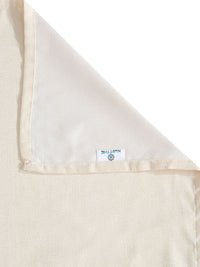 KLOTTHE Cream Geometric Cotton 300 TC King Fine Bedsheet with 2 Pillow Covers-98 x 89 inches