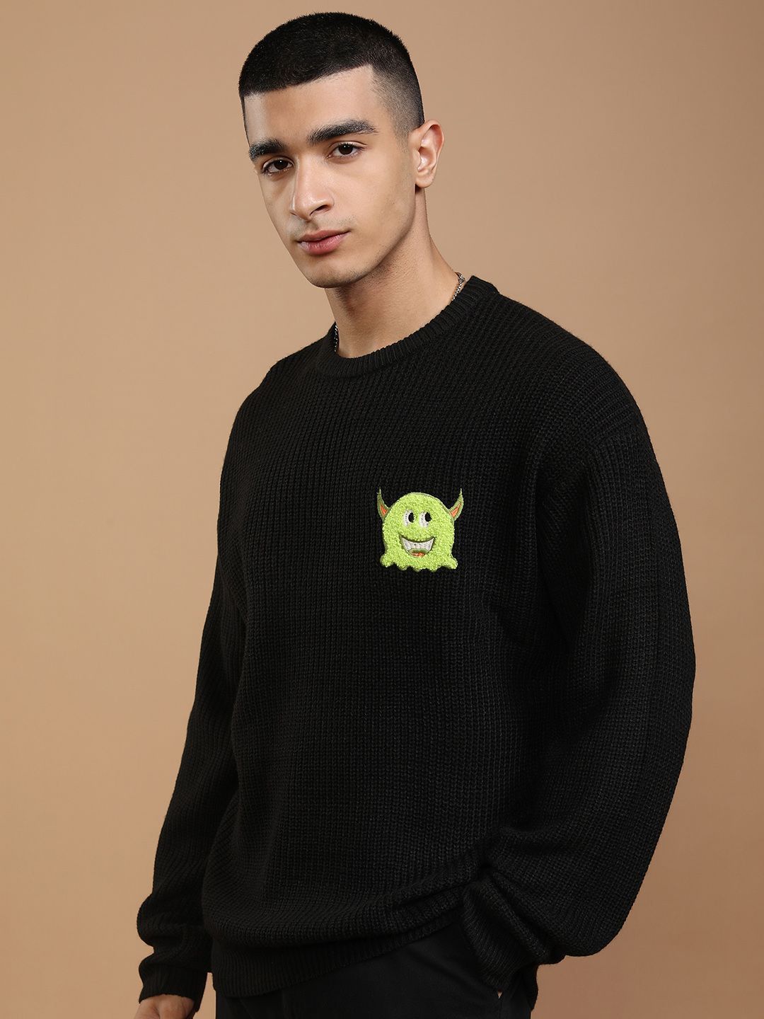 HIGHLANDER Men Pullover with Embellished Detail