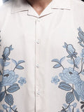 Baju Lengan Pendek Eszett Floret Cuban Floral Cotton