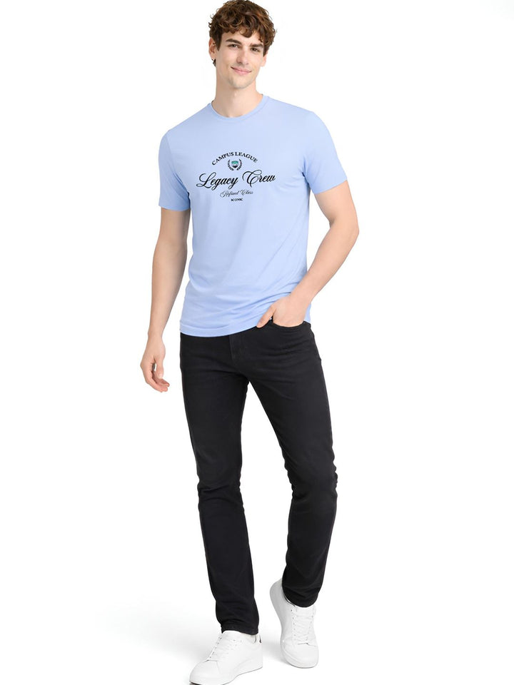 ADRO Men Typography Printed T-shirt
