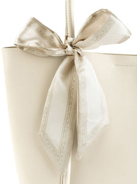 Lino Perros Women Textured Structured Shoulder Bag With Scarf