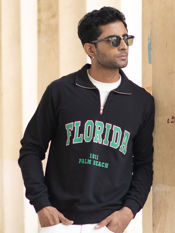 Powerlook Men Typography Printed Polo Collar T-shirt