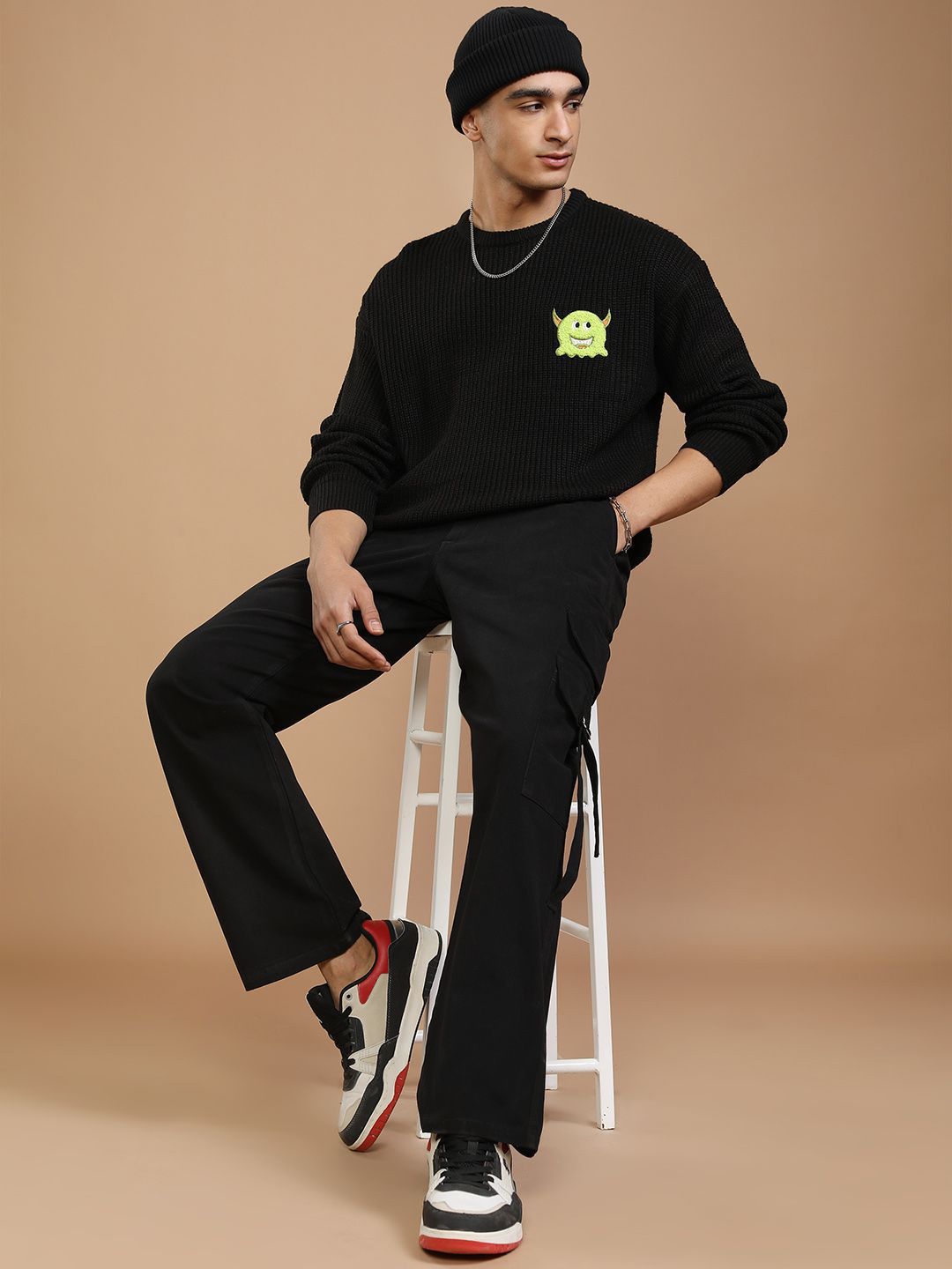 HIGHLANDER Men Pullover with Embellished Detail