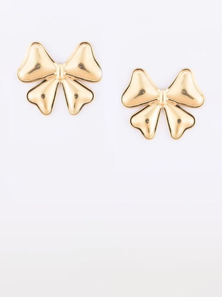 VOGUE PANASH Stainless Steel 18K Gold-Plated Contemporary Studs