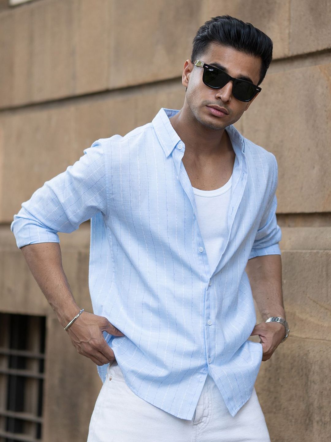 Powerlook Men Opaque Casual Shirt