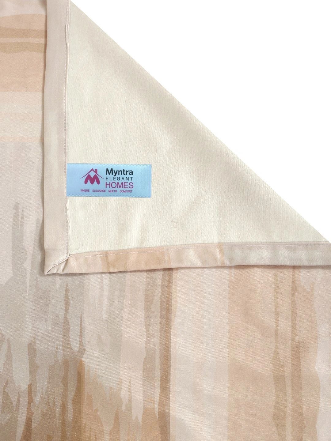 Myntra Elegant Homes Beige Floral 400 TC King Bedsheet with 2 Pillow Covers