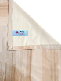 Myntra Elegant Homes Beige Floral 400 TC King Bedsheet with 2 Pillow Covers