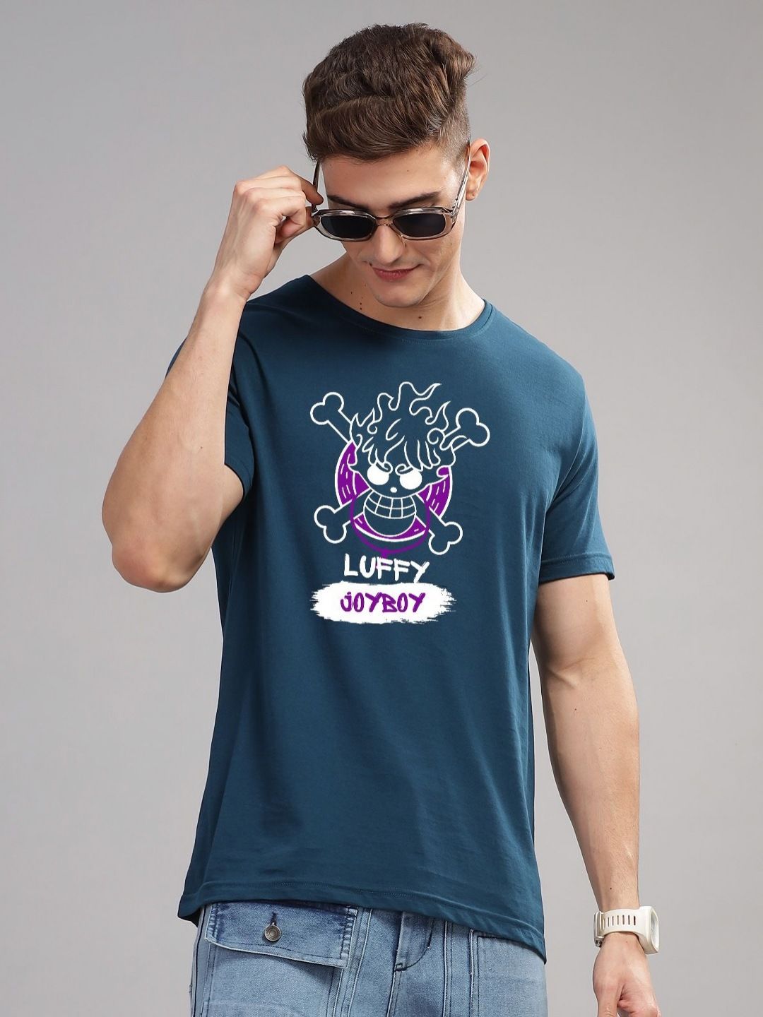 ADRO Men Typography Printed T-shirt