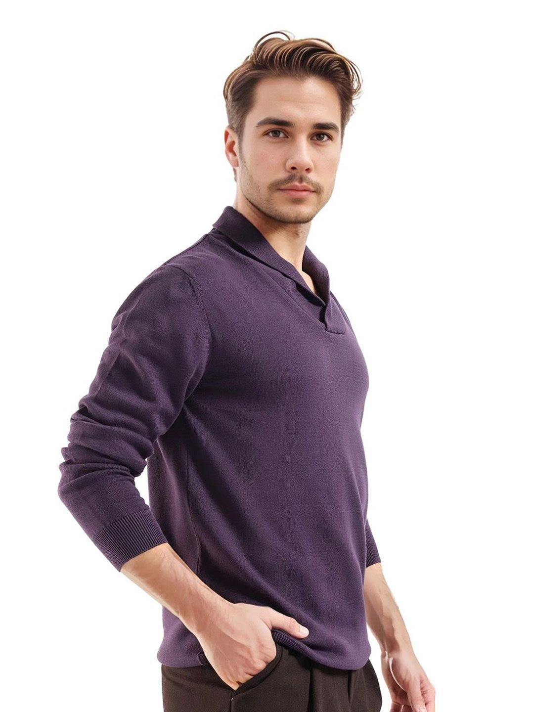 RARE RABBIT Kenlay Men V-Neck Cotton Pullover